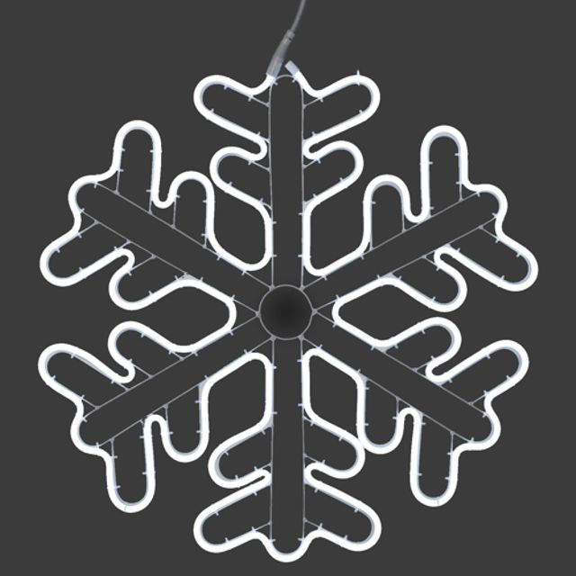 Vianoèná dekorácia Snehová vloèka 60cm, 720 LED-Neon, studená biela
