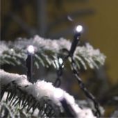 Vianočné osvetlenie vonkajšie 80 mikroLED, 12.24m+prívod 10m, studené biele